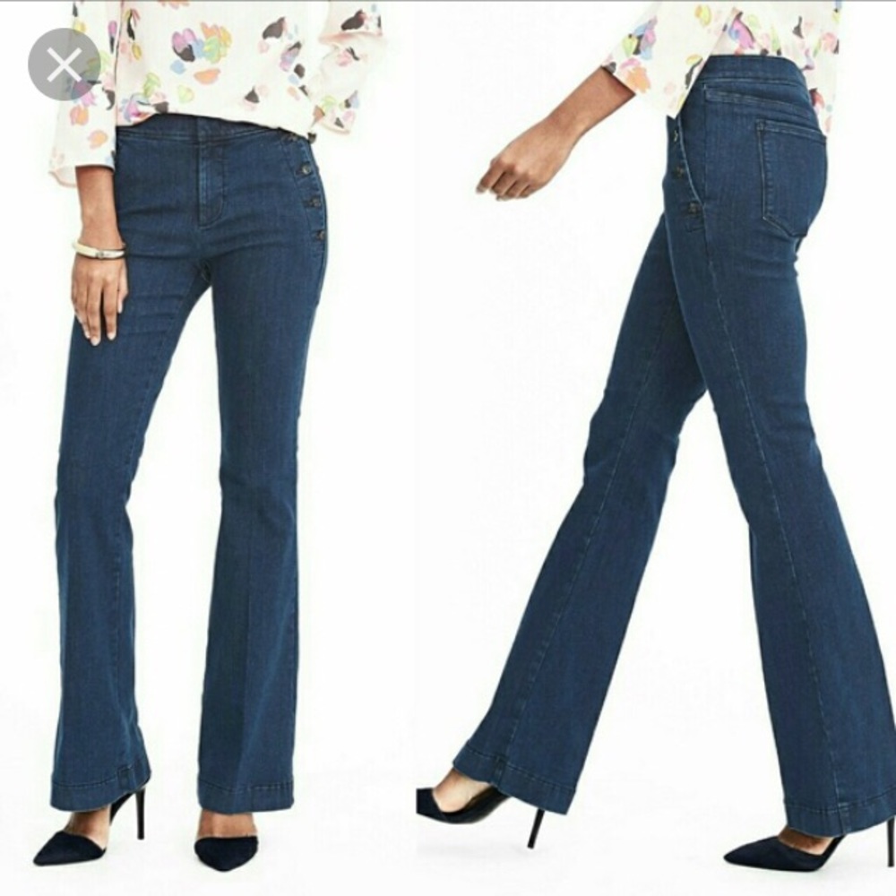 Banana Republic Sailor Flare Jeans size 27